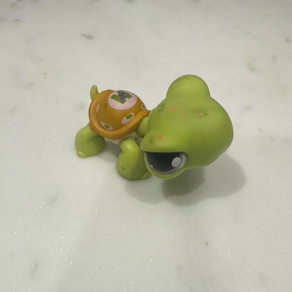 LPS #350 Green Turtle 2006 Authentic Toy Hasbro Collector Littlest Pet Shop - Picture 1 of 5
